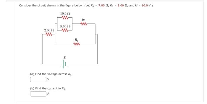 Solved Consider the circuit shown in the figure below. (Let | Chegg.com