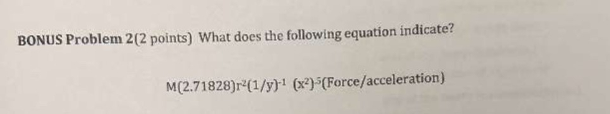 Solved BONUS Problem 2 ( 2 ﻿points) ﻿What does the following | Chegg.com