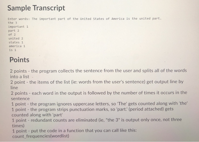 Solved Description Write A Program That Prompts The User For Chegg