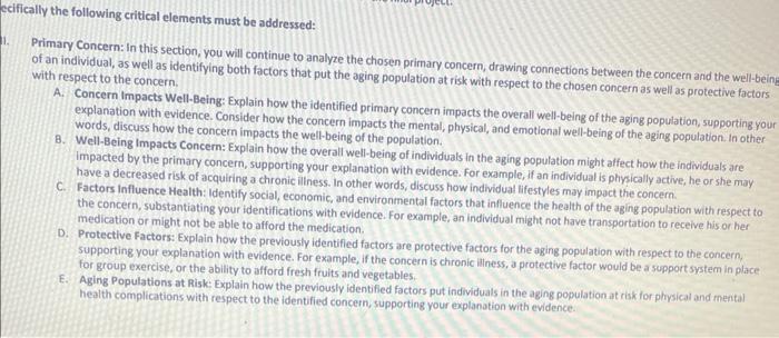 Solved Primary Concern: in this section, you will continue | Chegg.com