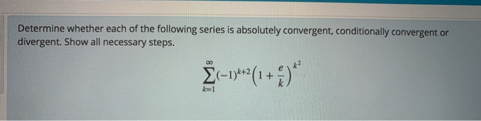 Solved Determine whether each of the following series is | Chegg.com