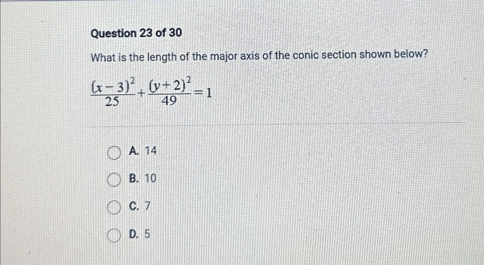 solved-question-23-of-30what-is-the-length-of-the-major-chegg