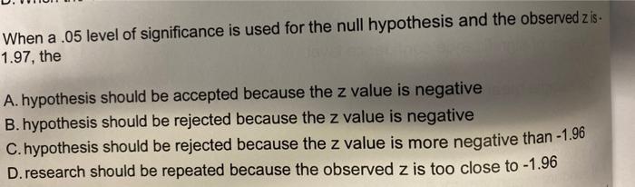 define null hypothesis and level of significance