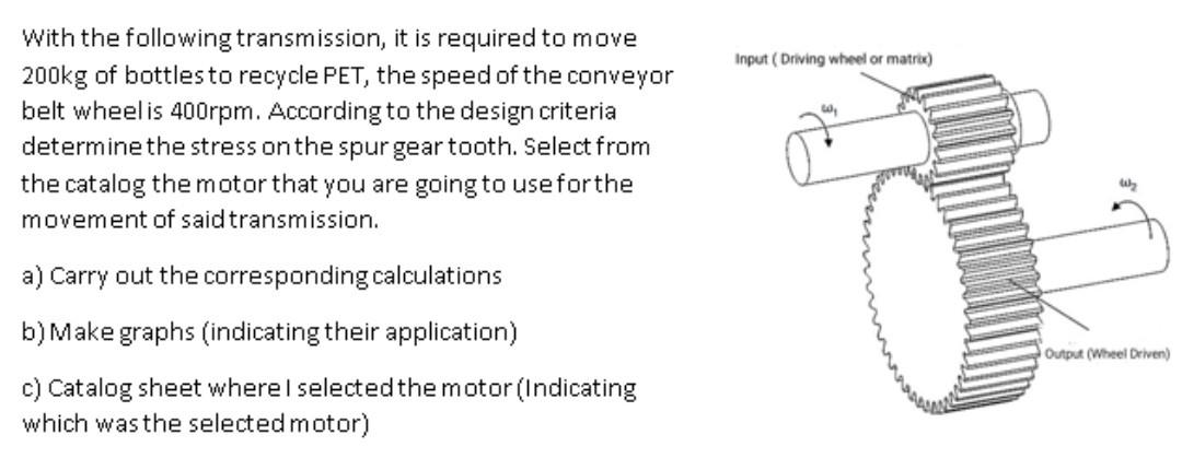 Input (Driving wheel or matrix) 0 With the following | Chegg.com
