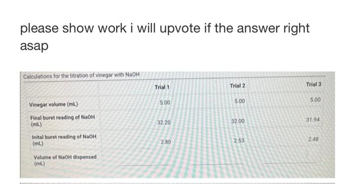 Solved please show work i will upvote if the answer right | Chegg.com