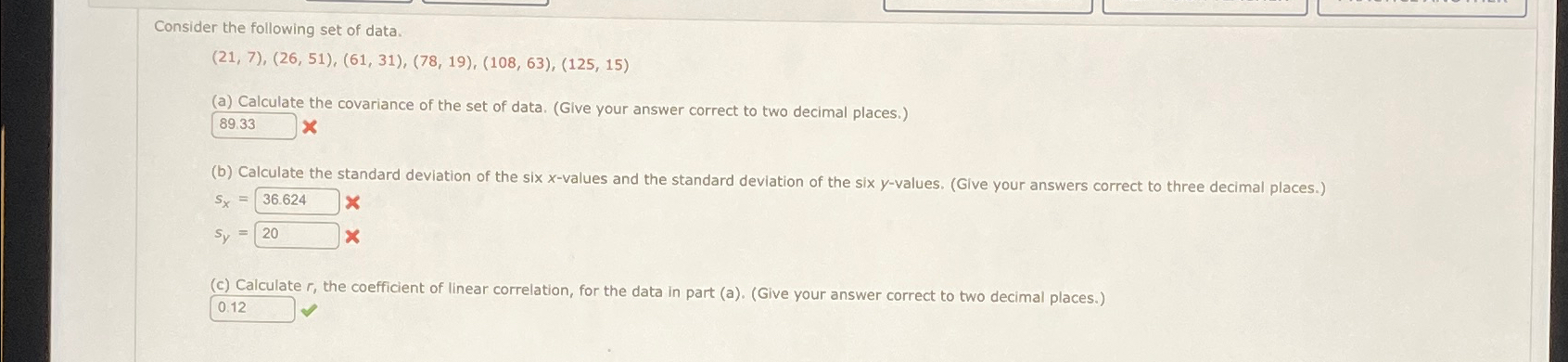 Solved Consider the following set of | Chegg.com