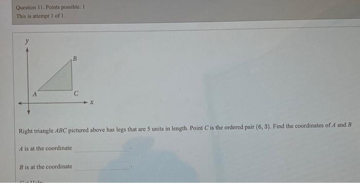 Solved Question 11, Points possible: 1 This is attempt 1 of | Chegg.com