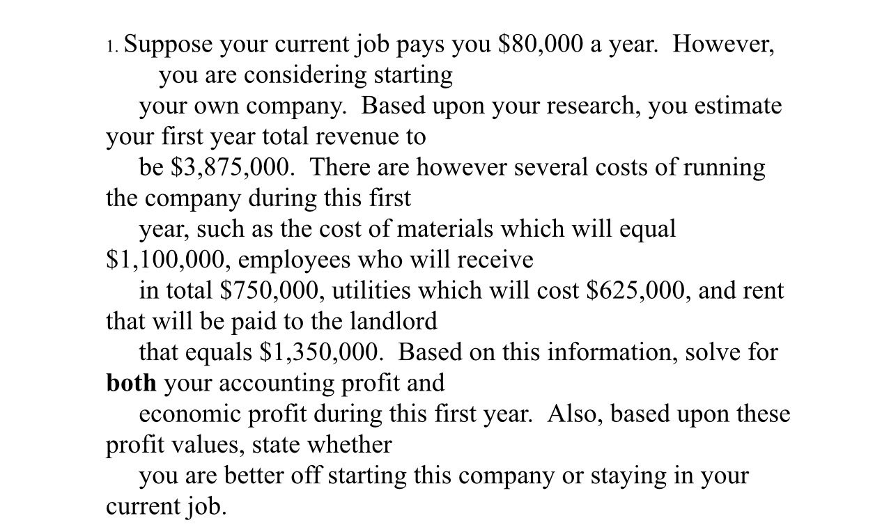 Suppose your current job pays you 80,000 ﻿a year.