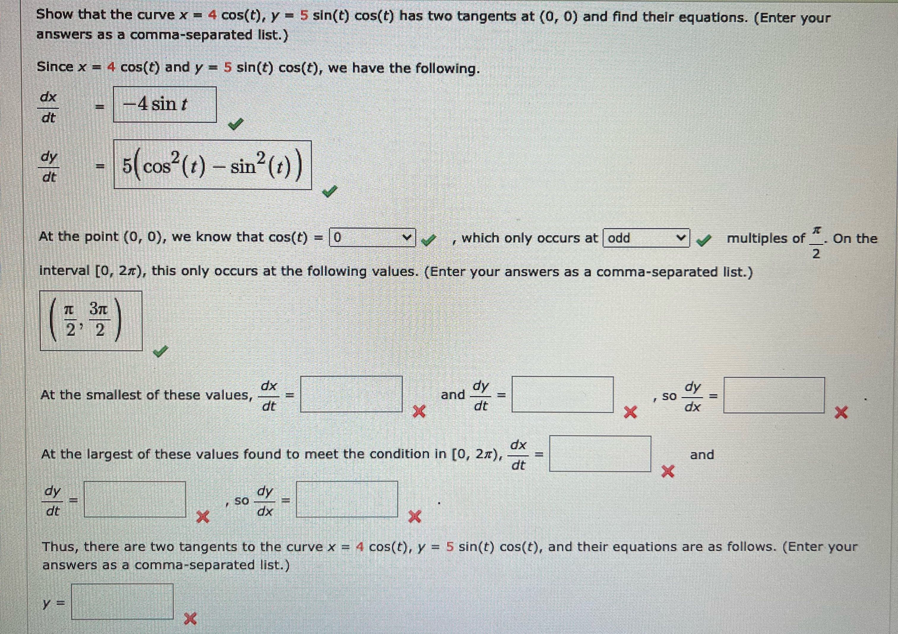 Solved Please help with the ones marked with a red x | Chegg.com