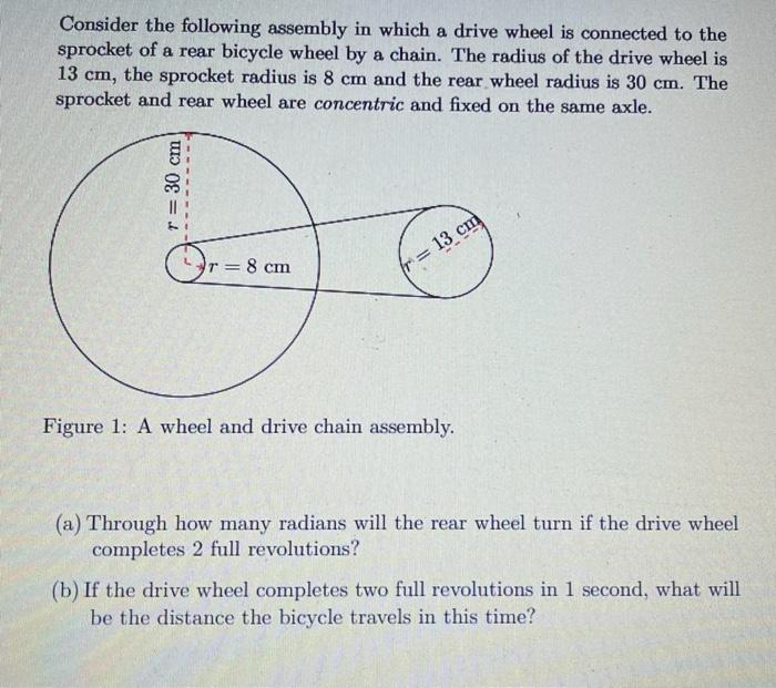 Solved a Consider the following assembly in which a drive | Chegg.com