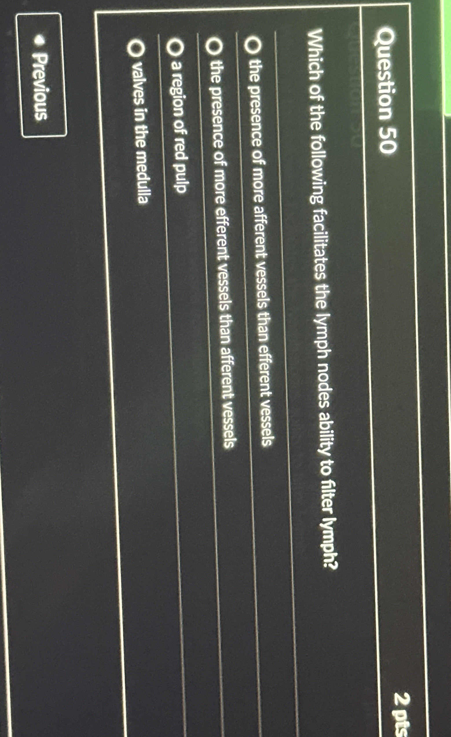 Solved Question 50Which of the following facilitates the