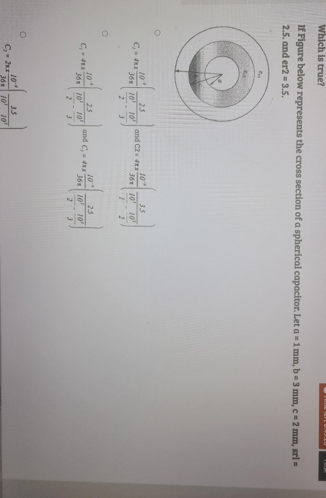 Solved If Figure below represents the cross section of a | Chegg.com