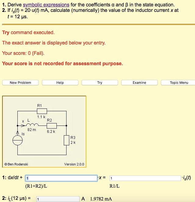 Solved Oces 1 Derive Symbolic Expressions For The Coef Chegg Com