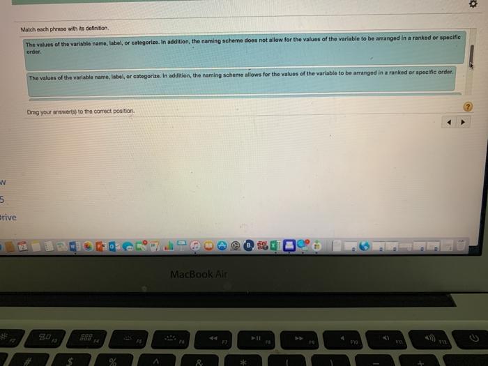 Solved Match Each Phrase With Its Definition Interval Level Chegg