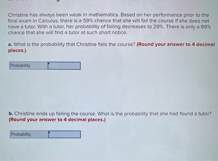 solved-christine-has-always-been-weak-in-mathematics-based-chegg