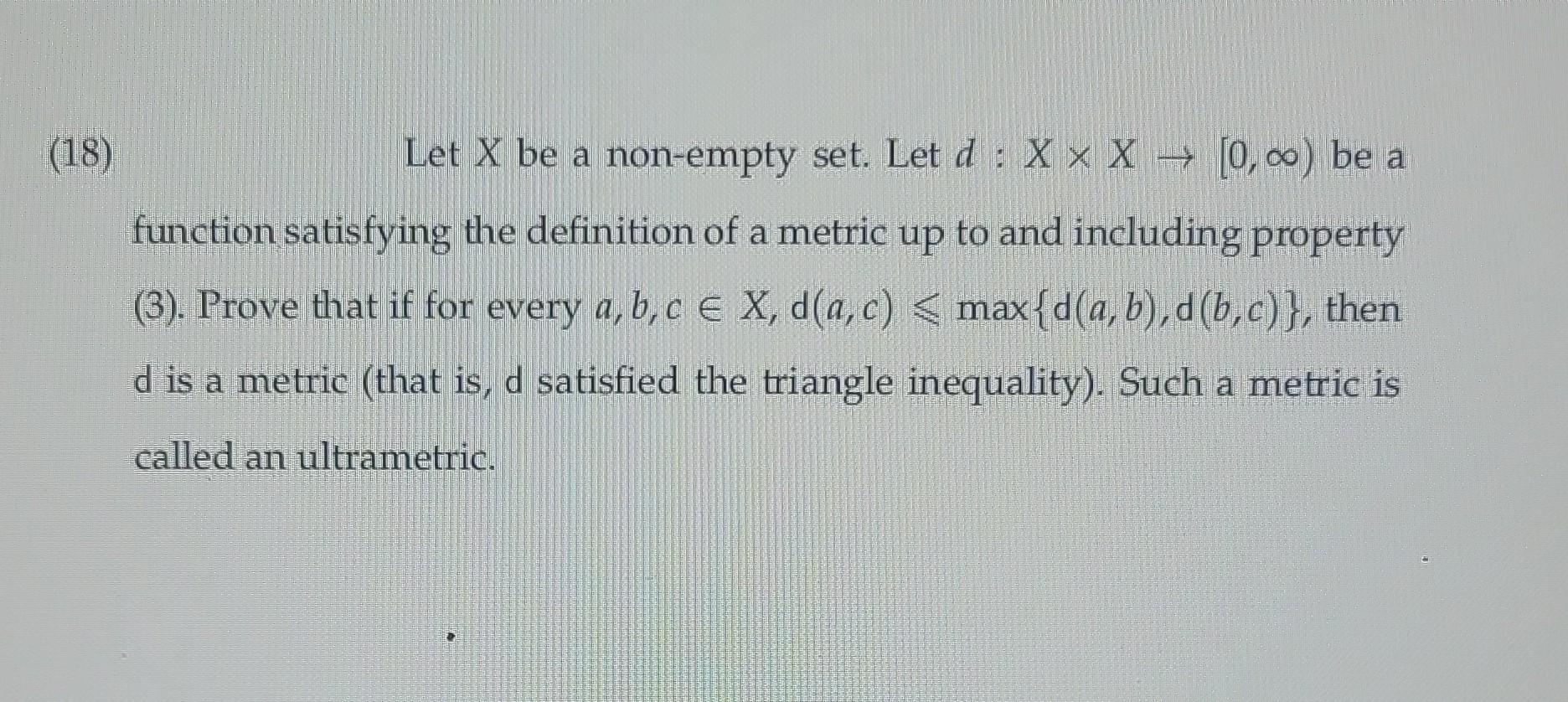 Solved This Is A Question On Real Analysis. Please Answer | Chegg.com