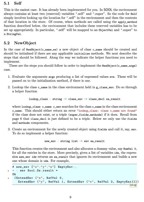 Solved 1 Introducing SOOL with an Example This assignment | Chegg.com
