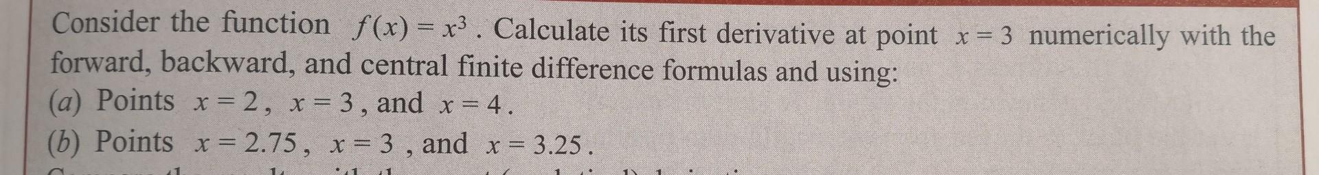 Solved Implement the 3-term equations for the forward and | Chegg.com