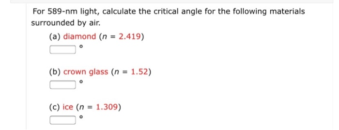 critical angle physics calculator critical angle physics calculator