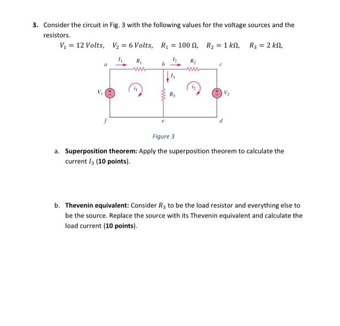 Solved 2. Thevenin Equivalent: Consider The Circuit In Fig. | Chegg.com