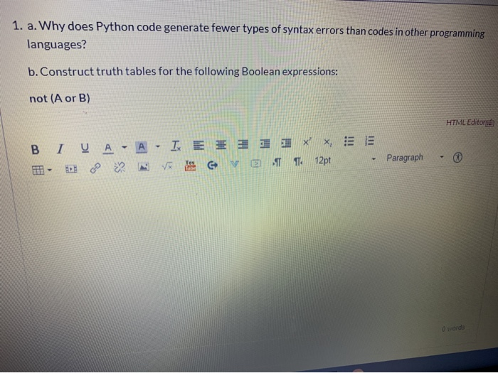 Solved 1. What is a python script? Provide an example of a | Chegg.com