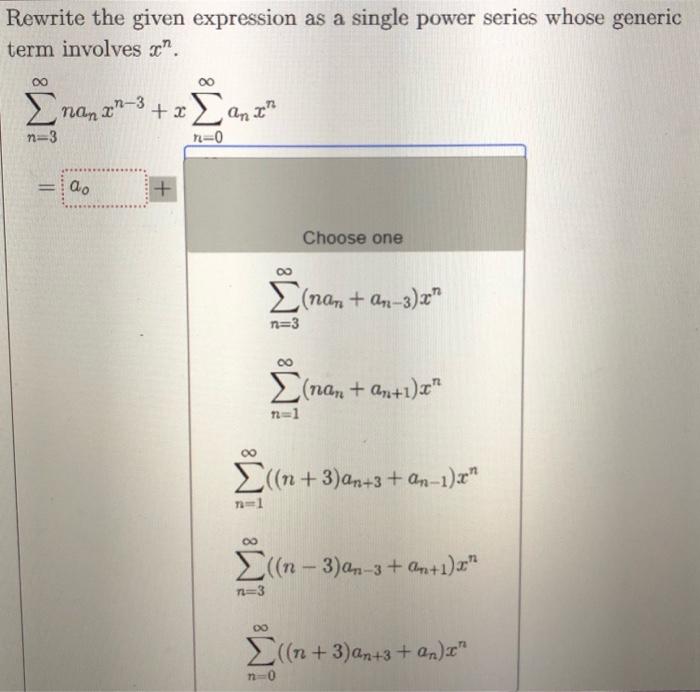 solved-rewrite-the-given-expression-as-a-single-power-series-chegg