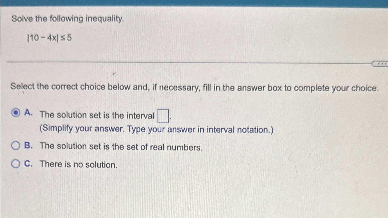 solved-solve-the-following-inequality-10-4x-5select-the-chegg