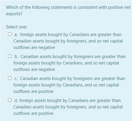 Solved Which Of The Following Statements Is Consistent With | Chegg.com