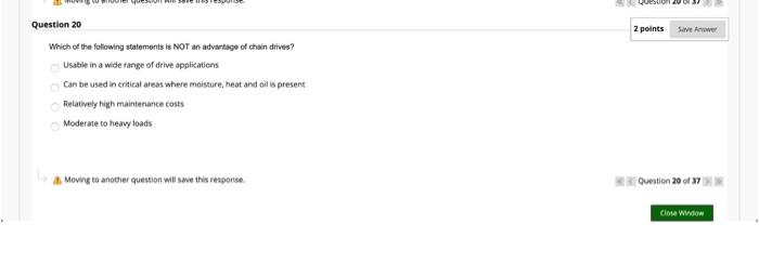 Solved 2 points Save Answer Question 18 Machinery at is a | Chegg.com