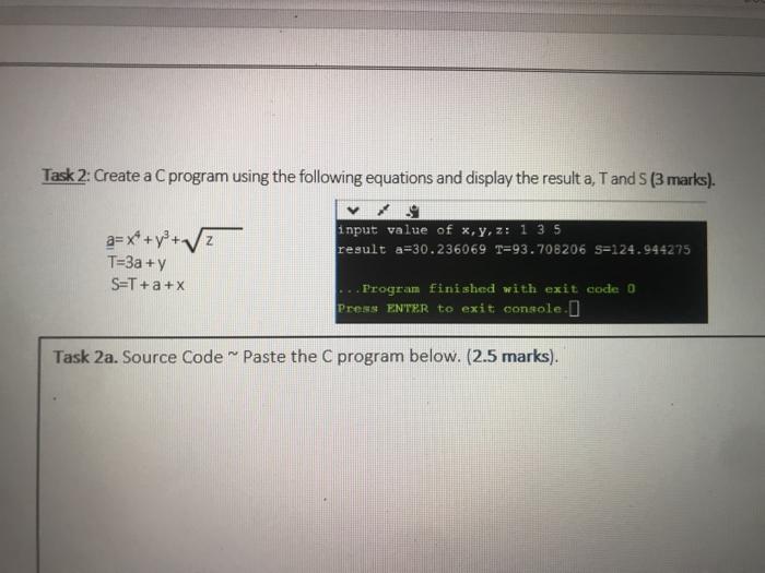 Solved write task 2a answer then task2b answer to be clear | Chegg.com