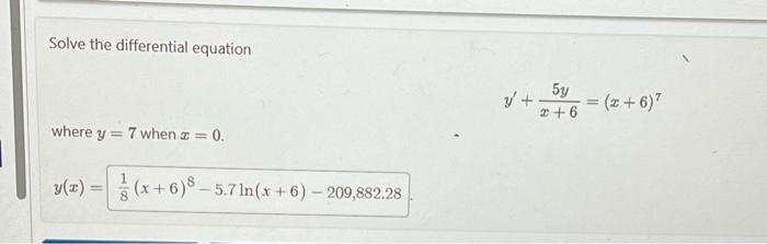 Solved Can you help me answer this questionSolve the | Chegg.com