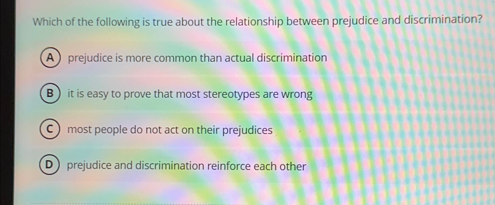 Solved Which of the following is true about the relationship | Chegg.com