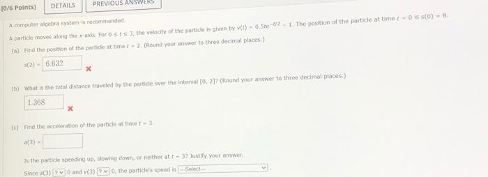 Solved PREVIOUS ANSWERS 10/6 Points) DETAILS A computer | Chegg.com
