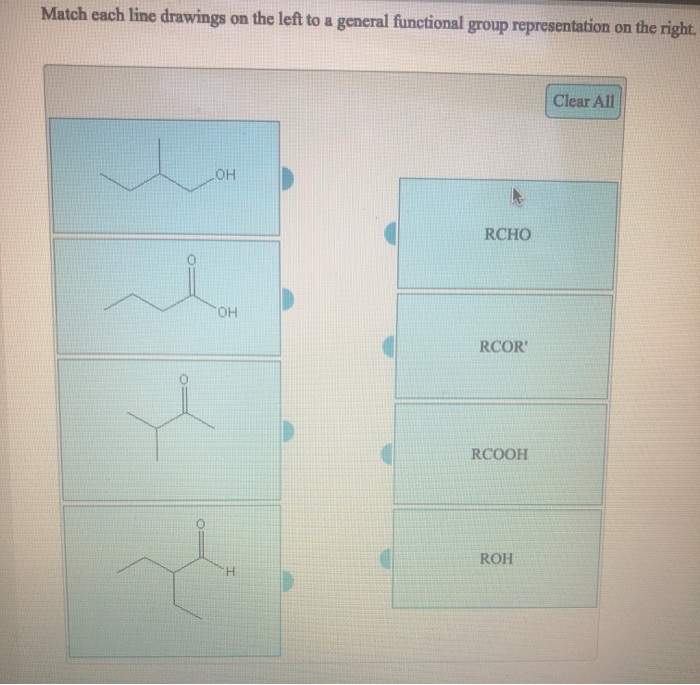Solved Match each line drawings on the left to a general