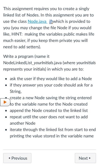 Solved Node.java Download Node.java (306 Bytes) public class | Chegg.com