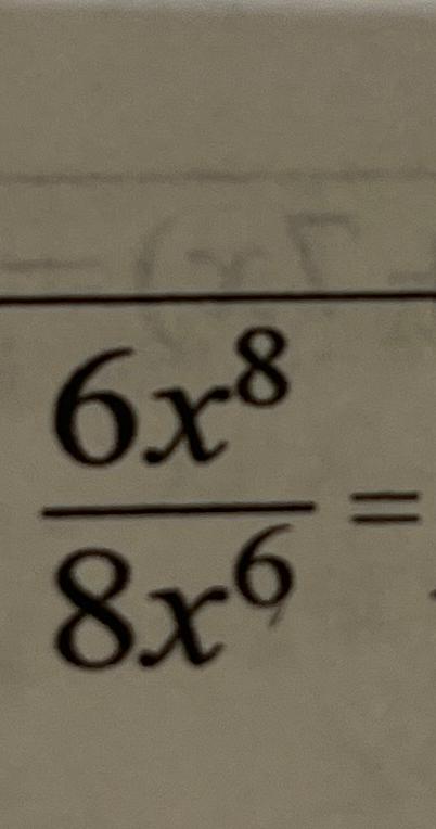 Solved 6x88x6= | Chegg.com