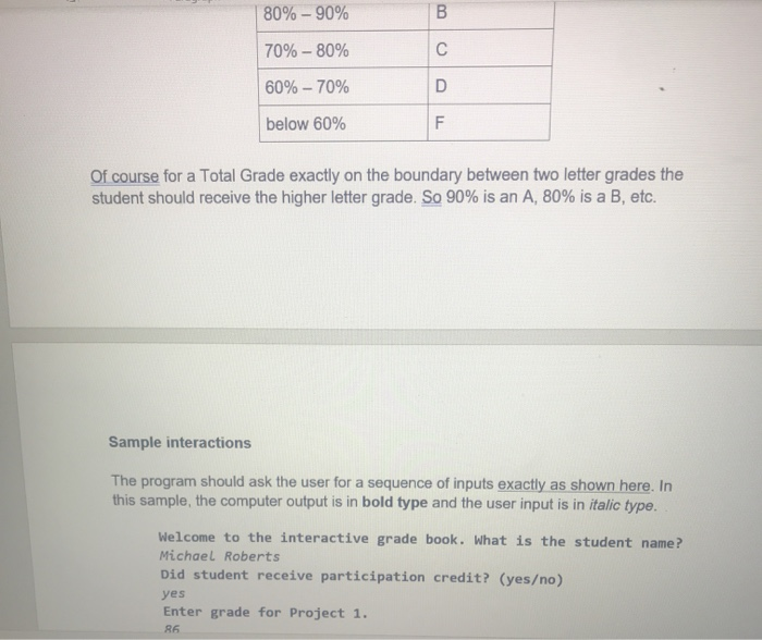 Solved In this project you will write an interactive | Chegg.com