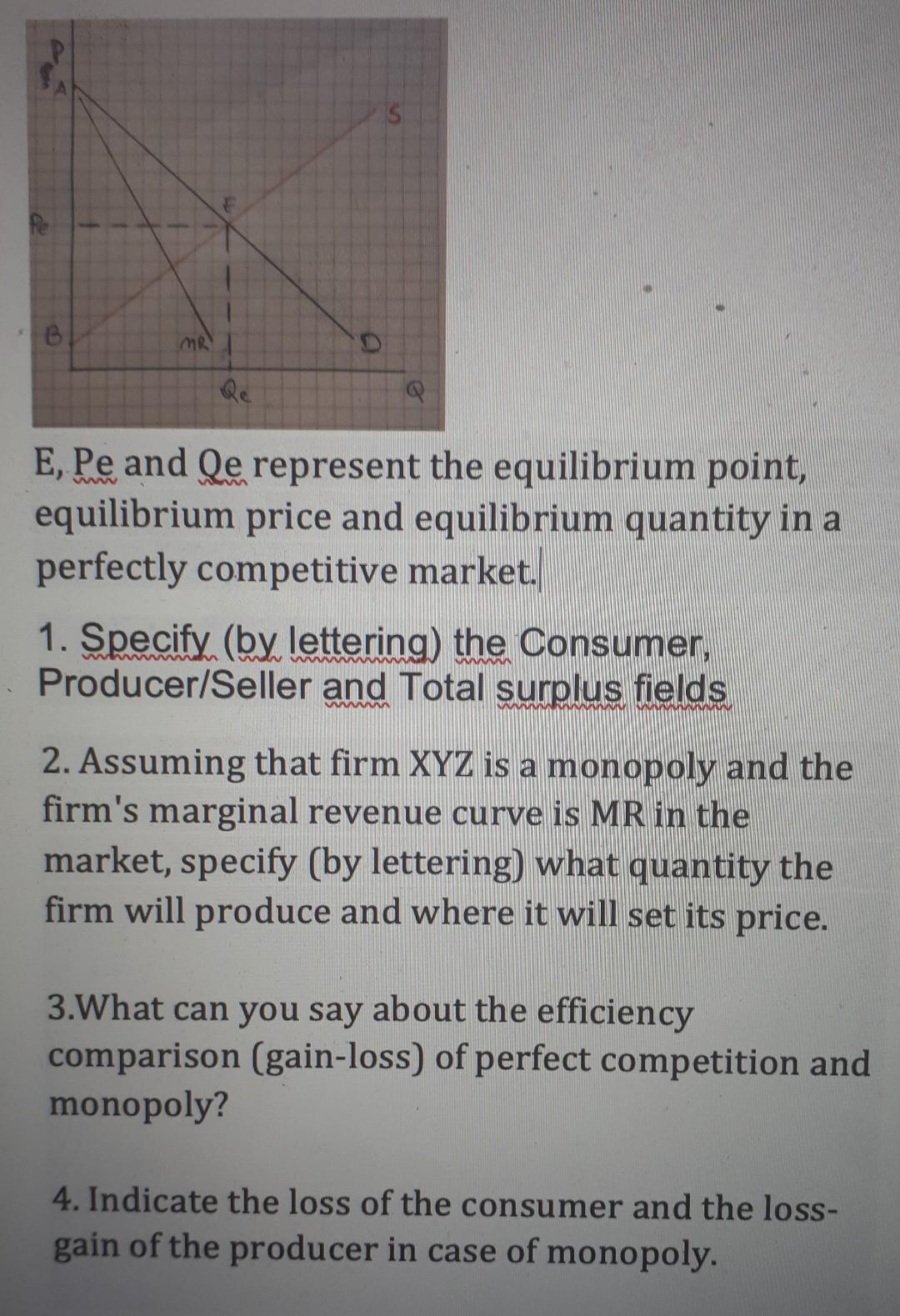 Solved E Pe And Qe Represent The Equilibrium Point Chegg Solved E Pe And Qe Represent The Equilibrium Point Chegg