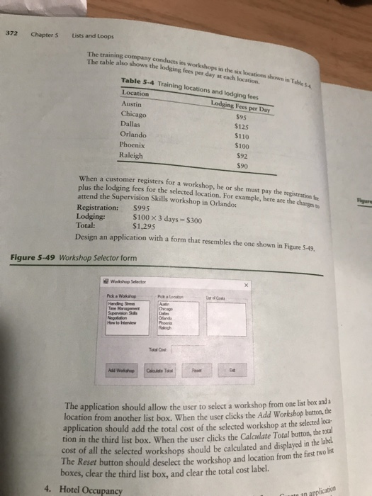 Solved solve using visual basic 2019....textbook is visual | Chegg.com