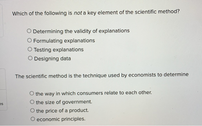 Solved Which of the following is not a key element of the | Chegg.com