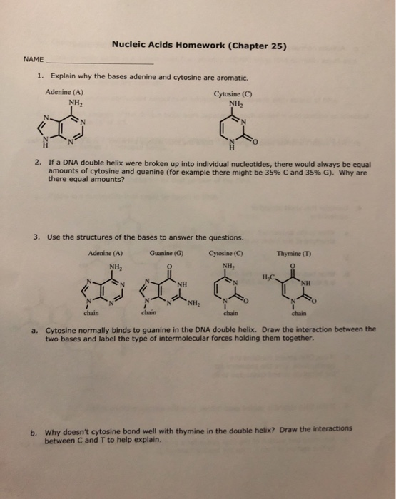Nucleic acid quiz image