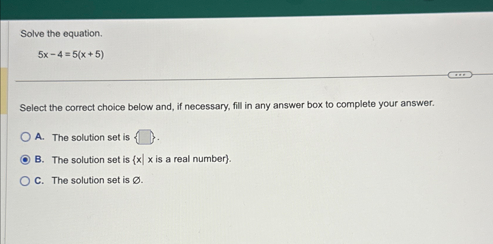 what is the answer to 4 5x5 2