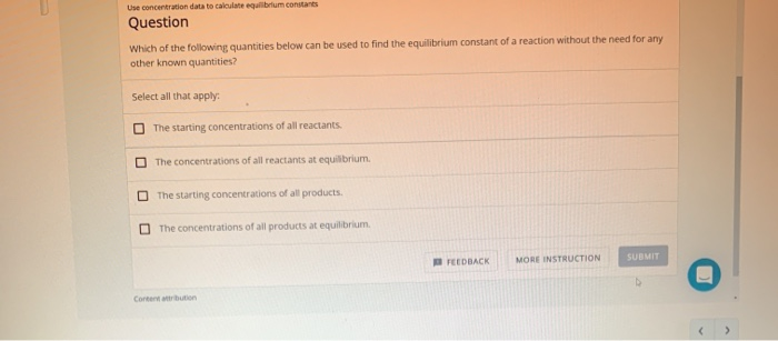 Solved Use Concentration Data To Calculate Equilibrium Chegg Solved Use Concentration Data To Calculate Equilibrium Chegg