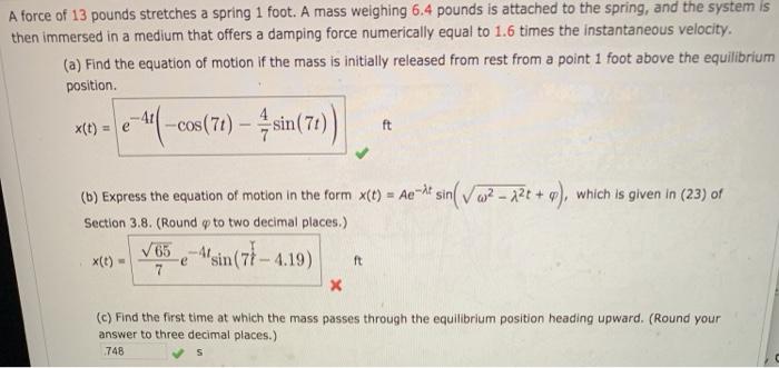 Solved Find The Charge G T On The Capacitor And The Curr Chegg Com