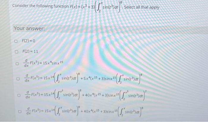 Solved Consider The Following Function | Chegg.com