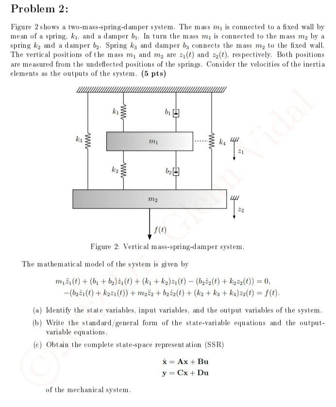 Solved Hello Please Help System Dynamics And Control | Chegg.com