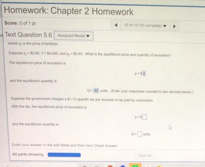 Solved Homework: Chapter 2 Homework Score: 0 of 1 pt 10 of | Chegg.com