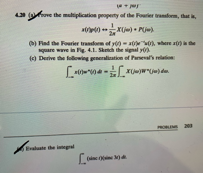 Solved A Jo 4 A Prove The Multiplication Property Chegg Com