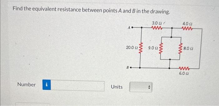 Solved Find The Equivalent Resistance Between Points A And B | Chegg.com