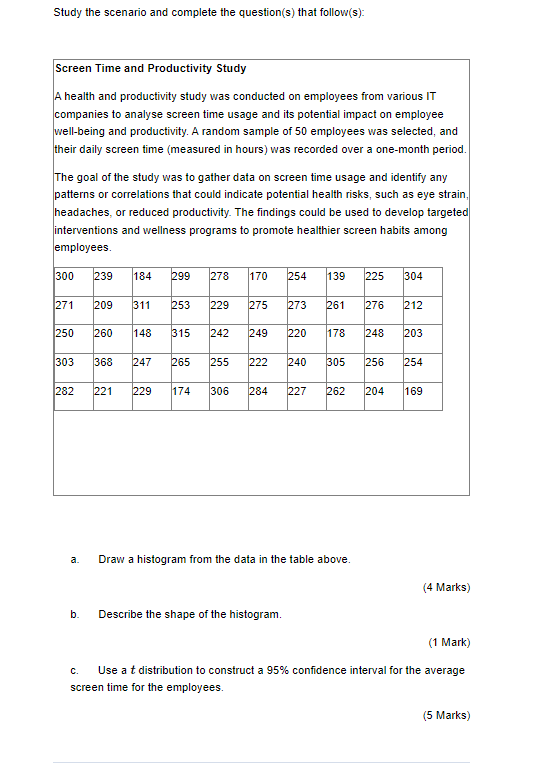Solved Study the scenario and complete the question(s) ﻿that | Chegg.com